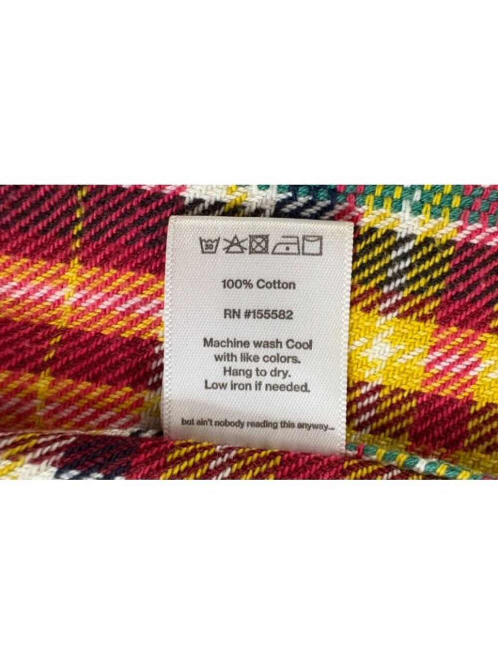 Corridor New york Plaid knit shirt size Large M Multicolor - Picture 4 of 7